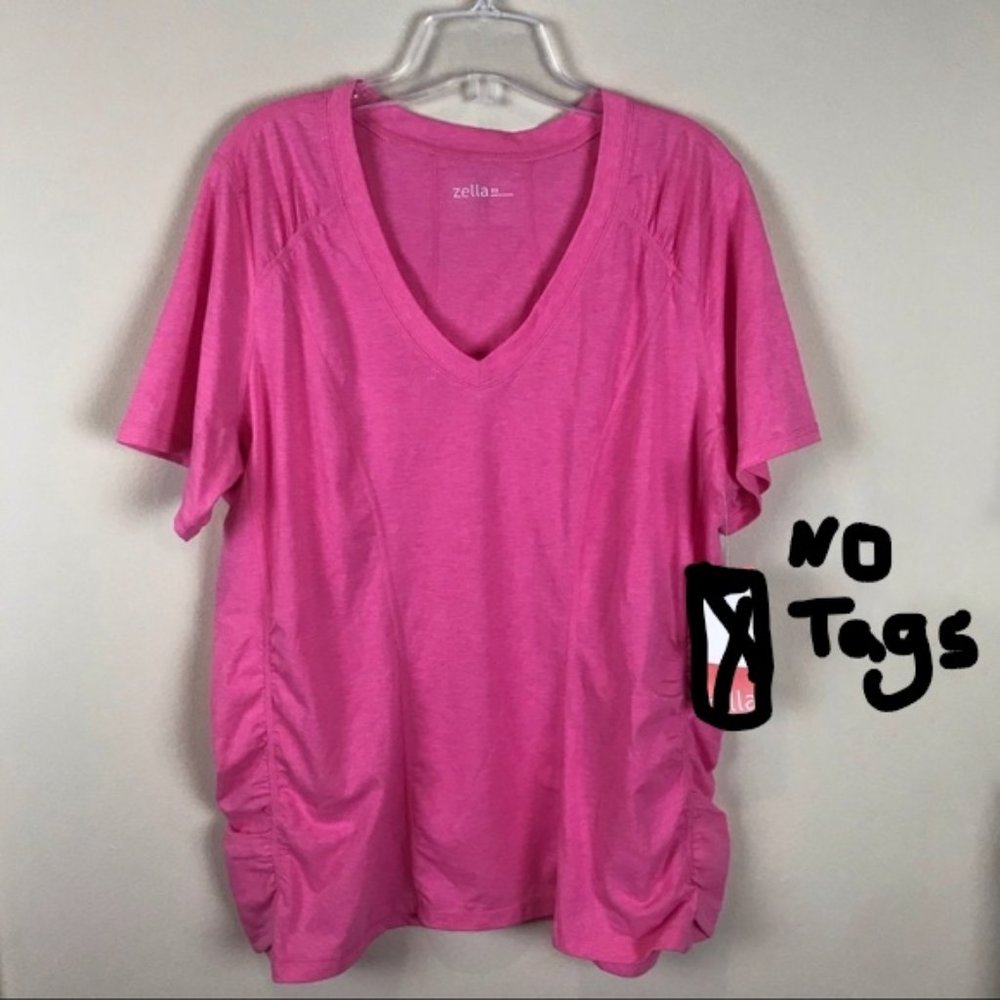 Zella Nordstrom V-Neck Tee Plus Size 2X